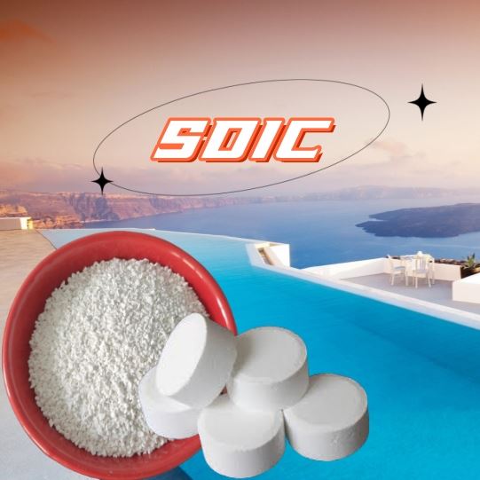 저렴한 가격의 정수 25kg 과립 정제 SDIC 이수화물 56% 가격 이염화이소시아누산나트륨