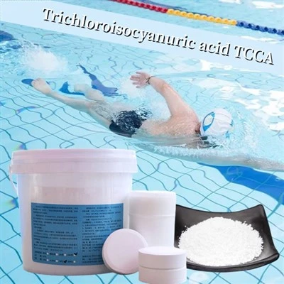 물 처리 소독 조류 및 곰팡이 제거에 사용되는 90% TCCA 200g 정제 과립 분말
