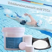 물 처리 소독 조류 및 곰팡이 제거에 사용되는 90% TCCA 200g 정제 과립 분말